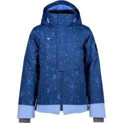 Obermeyer Taja Print Jacket - Girl's (Teen) -Ski Equipment Discounts fw23 obermeyer girlstajaprintjacket mymoon stars 6