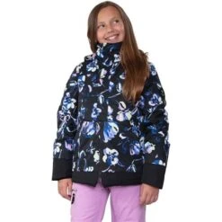 Obermeyer Taja Print Jacket - Girl's (Teen) -Ski Equipment Discounts fw23 obermeyer girlstajaprintjacket nightlife 1