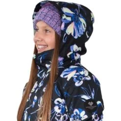 Obermeyer Taja Print Jacket - Girl's (Teen) -Ski Equipment Discounts fw23 obermeyer girlstajaprintjacket nightlife 6