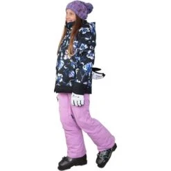Obermeyer Taja Print Jacket - Girl's (Teen) -Ski Equipment Discounts fw23 obermeyer girlstajaprintjacket nightlife 7