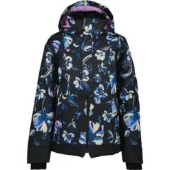 Obermeyer Taja Print Jacket - Girl's (Teen) -Ski Equipment Discounts fw23 obermeyer girlstajaprintjacket nightlife 8