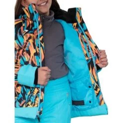 Obermeyer Taja Print Jacket - Girl's (Teen) -Ski Equipment Discounts fw23 obermeyer girlstajaprintjacket swirlwind 3