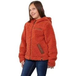 Obermeyer TG Amelia Sherpa Jacket - Girl's (Teen) -Ski Equipment Discounts fw23 obermeyer girlstgameliasherpajacket rosewood