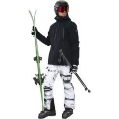 Obermeyer Highlands Shell Jacket - Men's -Ski Equipment Discounts fw23 obermeyer menshighlandsshelljacket black 4