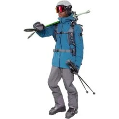 Obermeyer Highlands Shell Jacket - Men's -Ski Equipment Discounts fw23 obermeyer menshighlandsshelljacket blueagave 5