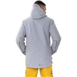 Obermeyer Highlands Shell Jacket - Men's -Ski Equipment Discounts fw23 obermeyer menshighlandsshelljacket shale 2