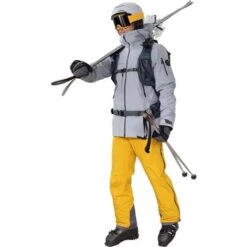 Obermeyer Highlands Shell Jacket - Men's -Ski Equipment Discounts fw23 obermeyer menshighlandsshelljacket shale 5