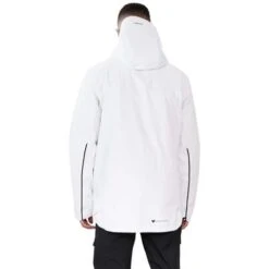 Obermeyer Highlands Shell Jacket - Men's -Ski Equipment Discounts fw23 obermeyer menshighlandsshelljacket white 2