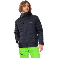 Obermeyer Klaus Down Hoody - Men's -Ski Equipment Discounts fw23 obermeyer mensklausdownhoody black 1