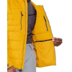 Obermeyer Klaus Down Hoody - Men's -Ski Equipment Discounts fw23 obermeyer mensklausdownhoody goldenhour 5