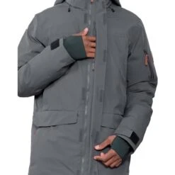 Obermeyer Ridgeline Jkt W/ Faux Fur - Men's 17 Obermeyer Ridgeline Jkt W/ Faux Fur - Men's -Ski Equipment Discounts fw23 obermeyer mensridgelinejacketwithfauxfur coal 5