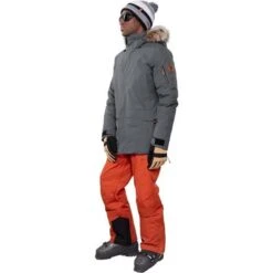 Obermeyer Ridgeline Jkt W/ Faux Fur - Men's 18 Obermeyer Ridgeline Jkt W/ Faux Fur - Men's -Ski Equipment Discounts fw23 obermeyer mensridgelinejacketwithfauxfur coal 6