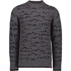 Obermeyer The Bells Sweater - Men's 10 Obermeyer The Bells Sweater - Men's -Ski Equipment Discounts fw23 obermeyer mensthebellssweater coal 3