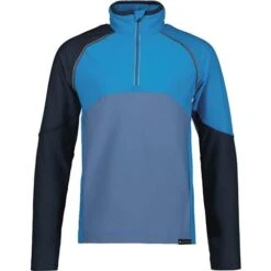 Obermeyer Transport 1/4 Zip - Boy's (Teen) -Ski Equipment Discounts fw23 obermeyer teenboystransportquarterzip bluevibes 3