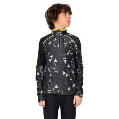 Obermeyer Transport 1/4 Zip - Boy's (Teen) -Ski Equipment Discounts fw23 obermeyer teenboystransportquarterzip checksix 1