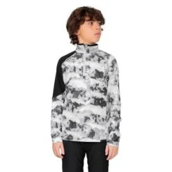 Obermeyer Transport 1/4 Zip - Boy's (Teen) -Ski Equipment Discounts fw23 obermeyer teenboystransportquarterzip flyover 1