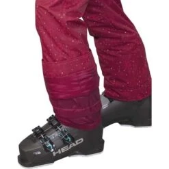 Obermeyer Brooke Print Pant - Girl's (Teen) -Ski Equipment Discounts fw23 obermeyer teengirlsbrookeprintpant aftersunset 3