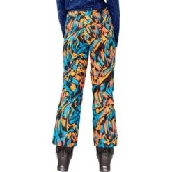 Obermeyer Brooke Print Pant - Girl's (Teen) -Ski Equipment Discounts fw23 obermeyer teengirlsbrookeprintpant swirlwind 2