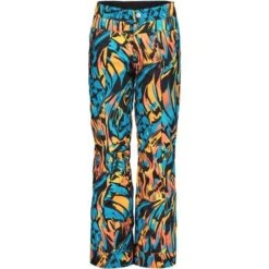 Obermeyer Brooke Print Pant - Girl's (Teen) -Ski Equipment Discounts fw23 obermeyer teengirlsbrookeprintpant swirlwind 3