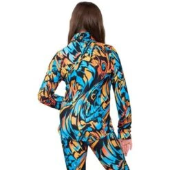 Obermeyer Clara 1/4 Zip Top - Girl's (Teen) -Ski Equipment Discounts fw23 obermeyer teengirlsclaraquarterziptop swirlwind 2