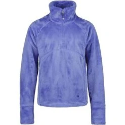 Obermeyer Furry Fleece Top - Girl's (Teen) -Ski Equipment Discounts fw23 obermeyer teengirlsfurryfleecetop vinca 5