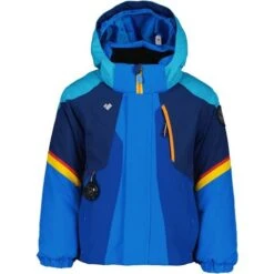 Obermeyer Formation Jacket - Boy's -Ski Equipment Discounts fw23 obermeyer toddlerboysformationjacket navy 1