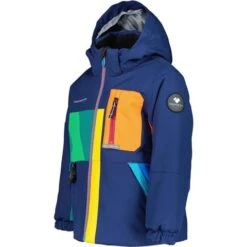 Obermeyer Nebula Jacket - Boy's -Ski Equipment Discounts fw23 obermeyer toddlerboysnebulajacket navy 3