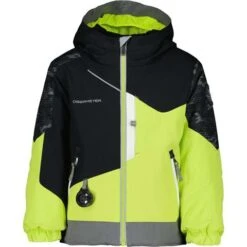 Obermeyer Orb Jacket - Boy's -Ski Equipment Discounts fw23 obermeyer toddlerboysorbjacket fluorescent 1