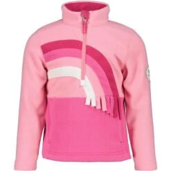 Obermeyer Aria Fleece - Girl's -Ski Equipment Discounts fw23 obermeyer toddlergirlsariafleece pinkpower 1