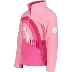 Obermeyer Aria Fleece - Girl's -Ski Equipment Discounts fw23 obermeyer toddlergirlsariafleece pinkpower 3