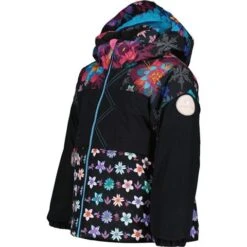 Obermeyer Colette Jacket - Girl's -Ski Equipment Discounts fw23 obermeyer toddlergirlscolettejacket winterbouquet 3