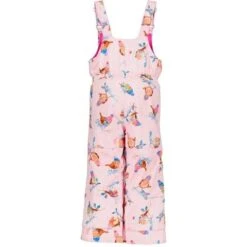 Obermeyer Snoverall Print Pant - Girl's -Ski Equipment Discounts fw23 obermeyer toddlergirlssnoverallprintpant sweetietweeties 2