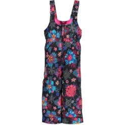 Obermeyer Snoverall Print Pant - Girl's -Ski Equipment Discounts fw23 obermeyer toddlergirlssnoverallprintpant winterbouquet 1