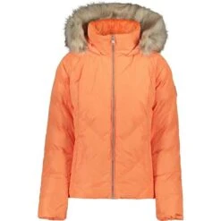 Obermeyer Bombshell Jacket - Women's -Ski Equipment Discounts fw23 obermeyer womensbombshelljacket cantaloupe 6