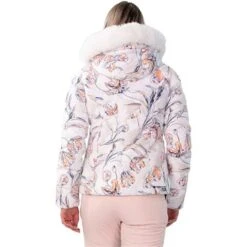 Obermeyer Bombshell Jacket - Women's -Ski Equipment Discounts fw23 obermeyer womensbombshelljacket gaiasfloral 2