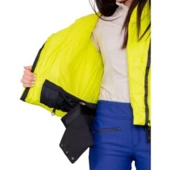 Obermeyer Calypso Down Jacket - Women's -Ski Equipment Discounts fw23 obermeyer womenscalypsodownjacket electrify 3