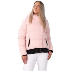 Obermeyer Calypso Down Jacket - Women's -Ski Equipment Discounts fw23 obermeyer womenscalypsodownjacket pinkchampagne 1