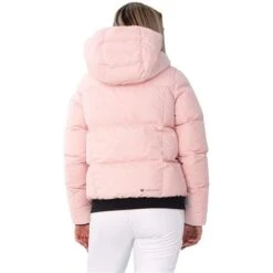 Obermeyer Calypso Down Jacket - Women's -Ski Equipment Discounts fw23 obermeyer womenscalypsodownjacket pinkchampagne 2