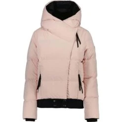 Obermeyer Calypso Down Jacket - Women's -Ski Equipment Discounts fw23 obermeyer womenscalypsodownjacket pinkchampagne 7