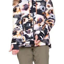 Obermeyer Cecilia Jacket - Women's -Ski Equipment Discounts fw23 obermeyer womensceciliajacket glitchy 3