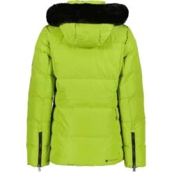 Obermeyer Circe Down Jacket - Women's -Ski Equipment Discounts fw23 obermeyer womenscircedownjacket honeydew 2