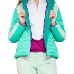 Obermeyer Como Jacket - Women's -Ski Equipment Discounts fw23 obermeyer womenscomojacket pixiedust 5