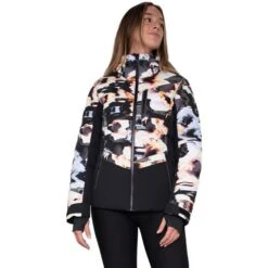 Obermeyer Women's Cosima Down Jacket | Buckmans -Ski Equipment Discounts fw23 obermeyer womenscosimadownjacket glitchy 1