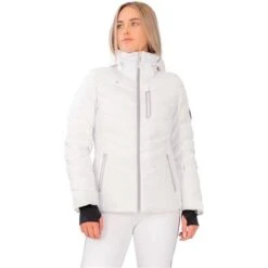 Obermeyer Women's Cosima Down Jacket | Buckmans -Ski Equipment Discounts fw23 obermeyer womenscosimadownjacket white 1