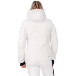 Obermeyer Women's Cosima Down Jacket | Buckmans -Ski Equipment Discounts fw23 obermeyer womenscosimadownjacket white 2