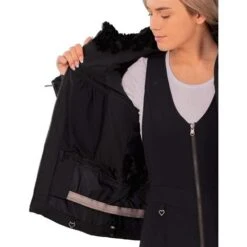 Obermeyer Electra Jacket - Women's -Ski Equipment Discounts fw23 obermeyer womenselectrajacket black 6