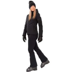 Obermeyer Electra Jacket - Women's -Ski Equipment Discounts fw23 obermeyer womenselectrajacket black 8