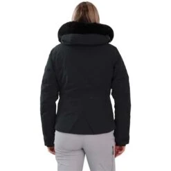 Obermeyer Evelyn Jacket W/Faux Fur - Women's 31 Obermeyer Evelyn Jacket W/Faux Fur - Women's -Ski Equipment Discounts fw23 obermeyer womensevelynjacketwithfauxfur black 2