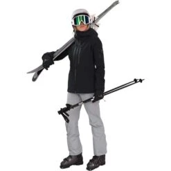Obermeyer Highlands Shell Jacket - Women's -Ski Equipment Discounts fw23 obermeyer womenshighlandsshelljacket black 8