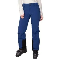 Obermeyer Highlands Shell Pant - Women's -Ski Equipment Discounts fw23 obermeyer womenshighlandsshellpant navy 1